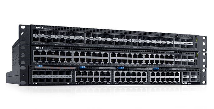 Przełączniki Dell EMC Networking 10 GbE z serii S